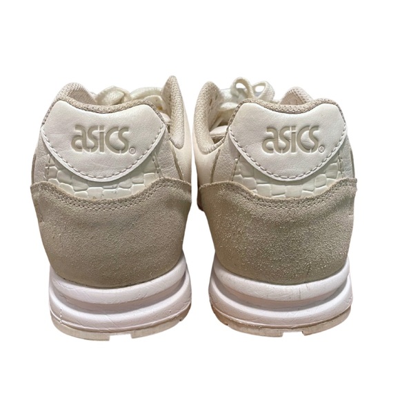 ASICS GEL SAGA WHITE CROC SNEAKERS SZ. 8 - Picture 2 of 6